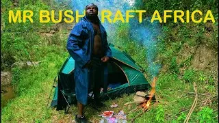 Surviving the Jungle Alone with Just an Automatic One Man Tent (SOLO CAMPING ) HEARVY RAIN FOREST