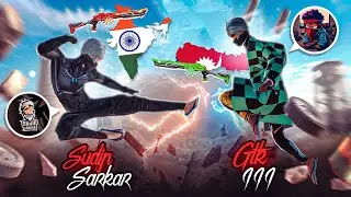 SUDIP SARKAR🇮🇳 VS TGR GTK111🇳🇵 | 1vs1 Only Shot Gun Battle 🍷🗿