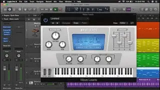 Wave Leads Virtual Instrument Plugin - Synthesizer Leads (Mac/Pc VST, AU)