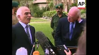 JORDAN: ISRAELI PRIME MINISTER YITZHAK RABIN VISIT