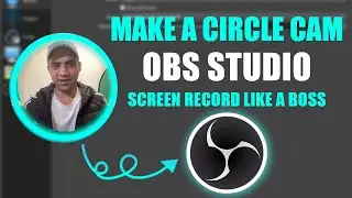 Learn to Make a Circle Webcam in OBS 🌀💻 Facecam OBS