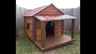 How I built this BIG dog house.