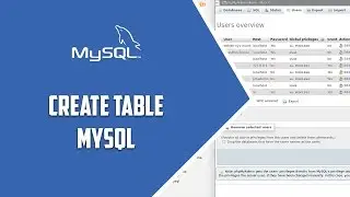 MYSQL – CREATE TABLE  - Video 26