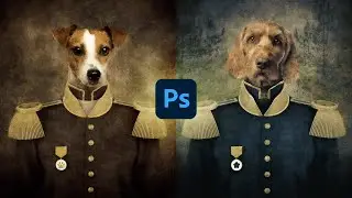 How to Create a Dog General Painting Effect in Photoshop