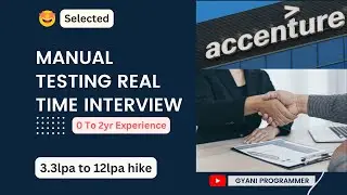 Manual Testing Real Time Interview | 0 to 2yr Experience