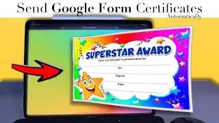 Send students test certificates automatically using Google forms