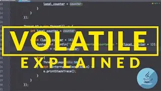 What role has the VOLATILE keyword in Java?