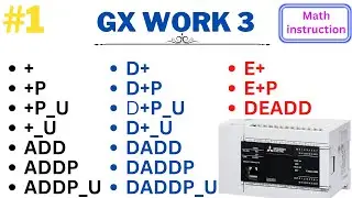 mathematic instruction in plc | mitsubishi plc math function how use | mitsubishi plc | plc math |