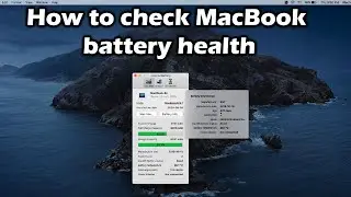 How to check MacBook battery health