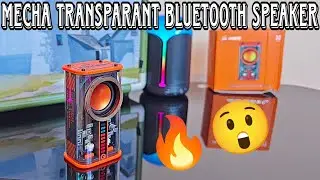 Mecha Transparant bluetooth speaker "UNDER 25$?! GOOD?"