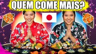 QUEM COME MAIS COMIDA JAPONESA GANHA 2! - BLOG DAS IRMÃS