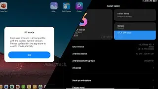 Mi Pad 5 - PC Mode Android 12 OTA Update - Does it work? Xiaomi Desktop DeX - Global ROM