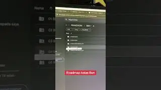 Roadmap kelas Bun #programmerzamannow