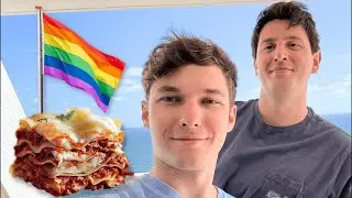 Three years anniversary. Domestic life of a Gay couple