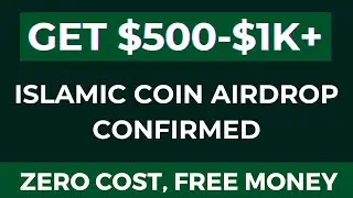 Get $500   $1k Islamic Coin Airdrop confirmed, New crypto free Airdrop