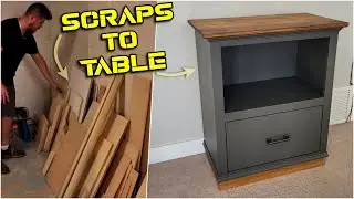 DIY side table/nightstand - How to fun - plans available