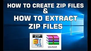 How to create zip files and how to extract zip files