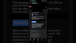 Send Email With SMS Security Code - Gmail On Android