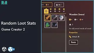 Game Creator 2 - Random Loot Stats