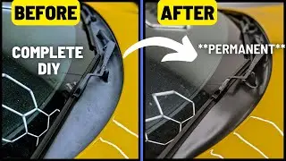 RESTORING THE WIPER COWL ON A C5 CORVETTE (OR ANY CAR) | COMPLETE PROCESS | REMOVE-PREP-SAND-SPRAY