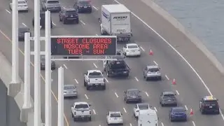 San Francisco commuters face gridlock after APEC freeway lane closures go into effect