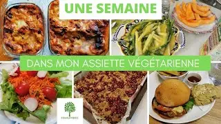 UNE SEMAINE DANS MON ASSIETTE VÉGÉTARIENNE  | LUNDI VERT n°227