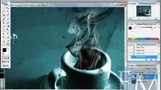 Croping Smoke Tutorial  Photoshop Black belt BUY DVD Now