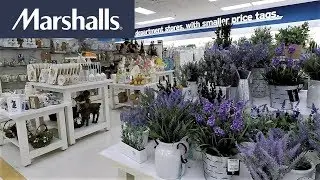 MARSHALLS SPRING AND EASTER DECOR - HOME DECOR SHOP WITH ME SHOPPING STORE WALK THROUGH 4K