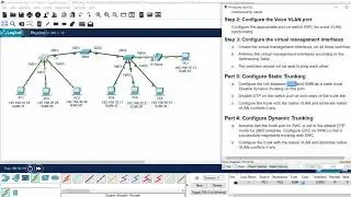 3.6.1 Packet Tracer - Implement VLANs and Trunking