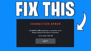 How To Easily Fix Valorant Error Code VAN 185 | Quick Guide (2024)