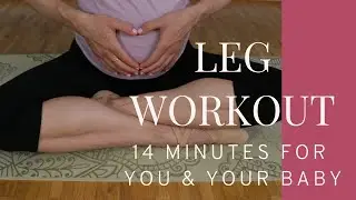 14MIN BALLET BARRE | Train your legs during pregnancy with LejlaPS