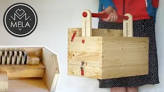 Toolbox 👉 BoxJoints made with an incredible Jig | DIY