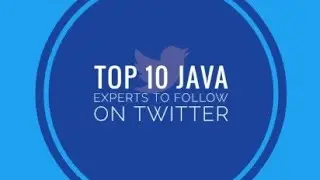 Top 10 JAVA Experts To Follow On Twitter.