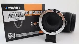 Commlite CM-EF-EOS M Lens Adapter Unboxing & Review. Best cheap Canon m50 Accessory.