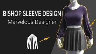 Make an amazing sleeve in Marvelous Designer | Explained