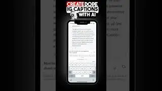 🤖Create Instagram Captions With AI
