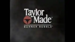 1995 Taylor Made Burner Bubble Shaft Golf Clubs "Capture the power"  TV Commercial