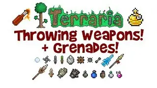 All Terraria Throwing Weapons & Grenades Guide (Best Throwing Weapon, Thrower Class)