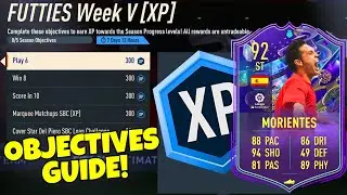 HOW TO COMPLETE FUTTIES WEEK 5 XP OBJECTIVES FAST! - How to get XP - FIFA 23 Ultimate Team