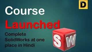 SOLIDWORKS: Complete Course in Hindi/Urdu (Learn 3D Modeling) Course Promo