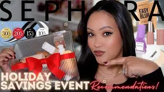 THE ULTIMATE SEPHORA BEAUTY & SKINCARE HOLIDAY SAVINGS EVENT RECOMMENDATIONS 2024! 🛍 | AMY GLAM ✨