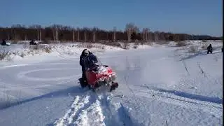 Снегоход буран с гусеницой  от ( стелса 800 полярник ) ЗВЕРЬ.