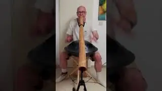 Кахон + хэндпан + диджериду. Cajon + handpan + didgeridoo. 