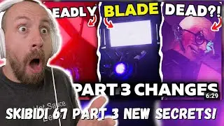 EPISODE 67 PART 3 CHANGES! - SKIBIDI TOILET ALL Easter Egg Analysis Theory (REACTION!!!)