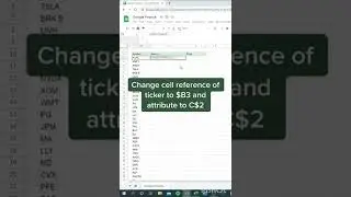 Google finance in Google sheet|| 