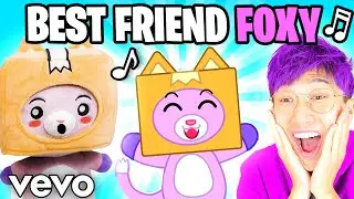 BEST FRIEND FOXY SONG! 🎵 (LankyBox Plushie MUSIC VIDEO!)