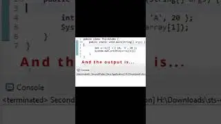Character in Integer Array - Java