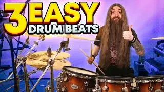 3 Drum Beats ANYONE Can Play!