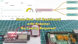 Node-Red - IoT Dashboard with Arduino - No Coding Required!