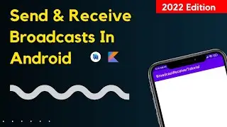 how to send broadcast in android studio | send & receive broadcast in android studio | Tech projects